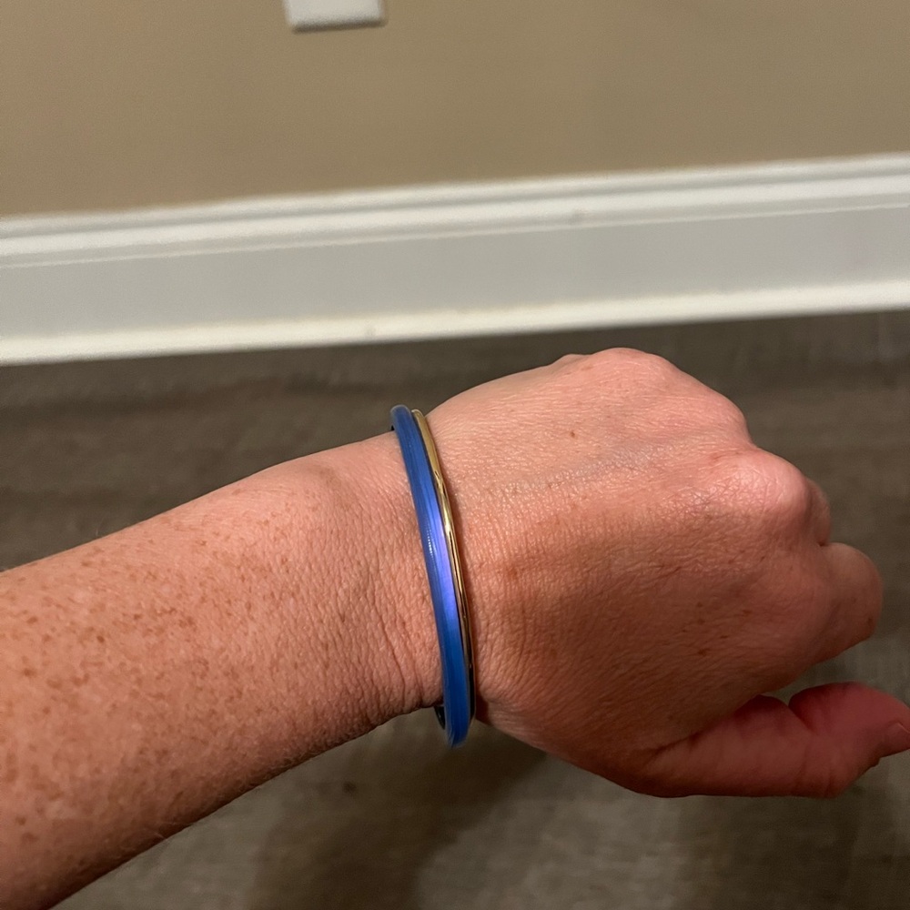 Alexis Bittar blue bangle